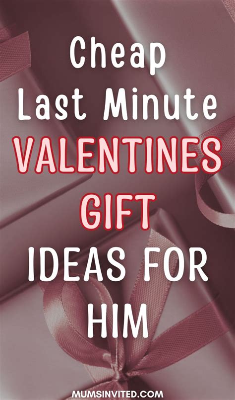 inexpensive valentine ideas for him